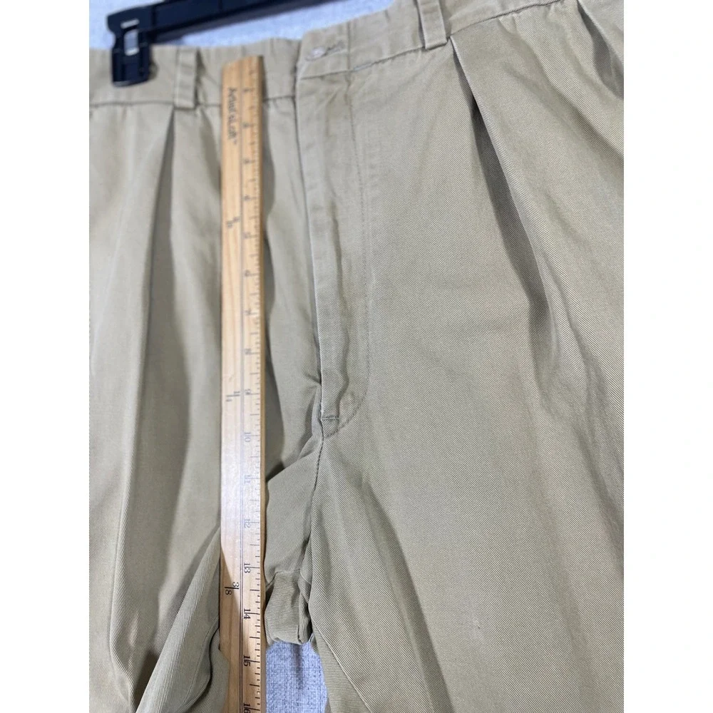 Bills Khakis Briggs Providence Men's‎ Khaki Pleated Cotton Pants Size 38